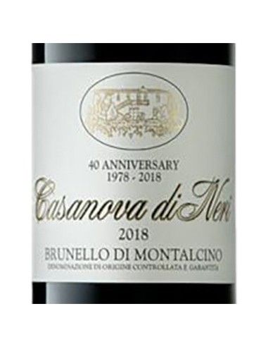 Brunello di Montalcino DOCG '40th Anniversary' 2018 (750 ml.) Casanova di Neri Casanova di Neri - 2
