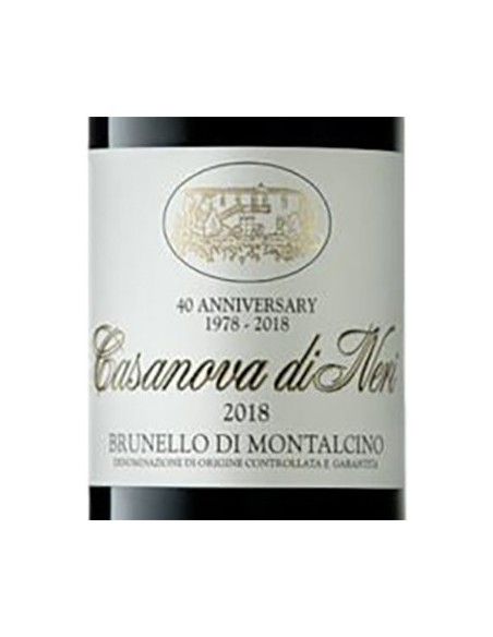 Brunello di Montalcino DOCG '40th Anniversary' 2018 (750 ml.) Casanova di Neri Casanova di Neri - 2