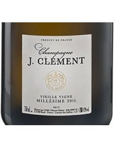 Champagne AOC Brut 'Vieille Vigne' Vintage 2018 (750 ml.) J. Clement J. Clement - 1 2