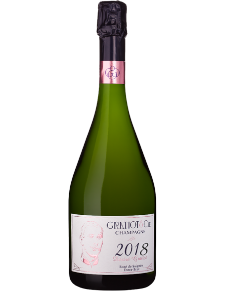 Champagne AOC Extra Brut Rose' de Saignee 'Desire Gratiot' 2018 (750 ml.) Gratiot & Cie Gratiot & Cie - 1 Champagne AOC Extra Brut Rose' de Saignee 'Desire Gratiot' 2018 (750 ml.) Gratiot & Cie Gratiot & Cie - 1