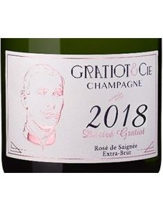 Champagne AOC Extra Brut Rose' de Saignee 'Desire Gratiot' 2018 (750 ml.) Gratiot & Cie Gratiot & Cie - 1 2