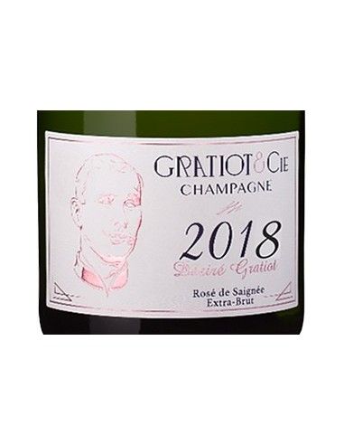Champagne AOC Rose de Saignee Extra Brut 'Desire Gratiot' 2018 (750 ml.) Gratiot & Cie Gratiot & Cie - 2