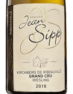 Alsace AOC Riesling Grand Cru 'Kirchberg de Ribeauville' 2018 (750 ml.) Jean Sipp Jean Sipp - 1 2