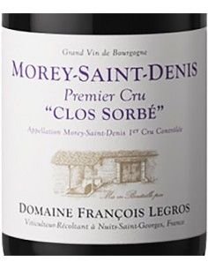 Morey-Saint-Denis 1er Cru 'Clos Sorbe' 2017 (750 ml.) - Francois Legros Francois Legros - 1 2