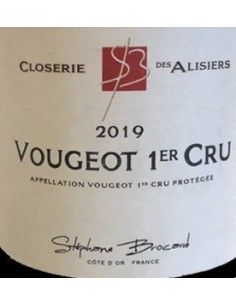 Vougeot 1er Cru Stephane Brocard 2019 (750 ml.) Closerie des Alisiers Closerie des Alisiers - 1 2