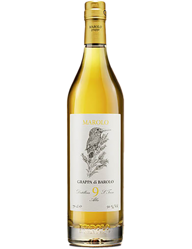 Grappa di Barolo 9 Anni (700 ml. cofanetto regalo) Marolo Marolo - 2