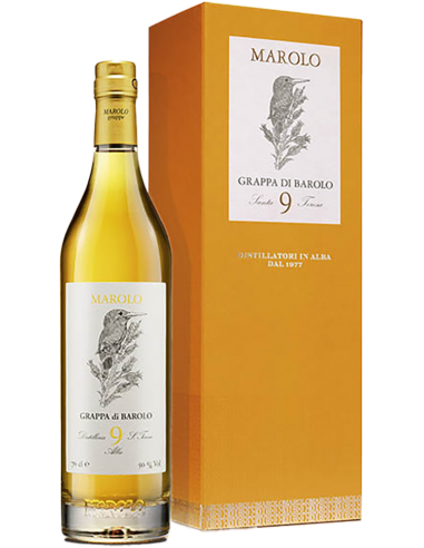 Grappa di Barolo 9 Jahre (700 ml. deluxe Geschenkbox) Marolo Marolo - 1