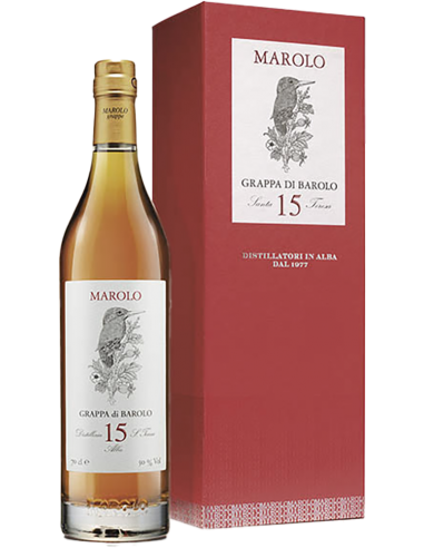 Grappa di Barolo 15 Jahre (700 ml. deluxe Geschenkbox) Marolo Marolo - 1