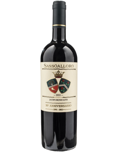 Red Wines - Toscana IGT 'Sassoalloro' 2021 30 Anniversary (750 ml.) - Jacopo Biondi Santi - Jacopo Biondi Santi - 1