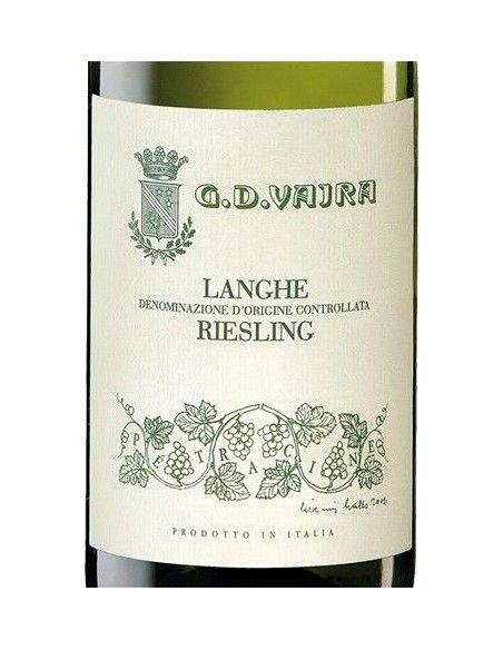 Langhe DOC Riesling 'Petracine' 2023 (750 ml.) G.D. Vajra Vajra - 2