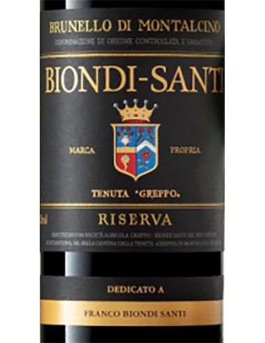 Brunello di Montalcino Riserva DOCG 'Tenuta Greppo' 2012 (750 ml. Holzkiste) Biondi Santi Biondi Santi - 3