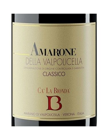 Amarone della Valpolicella Classico DOCG 2017 (750 ml.) Ca' La Bionda Ca' la Bionda - 2
