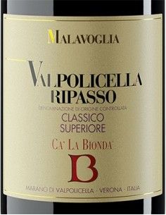 Valpolicella Ripasso Classico Superiore DOC 'Malavoglia' 2020 (750 ml.) Ca' La Bionda Ca' la Bionda - 1 2