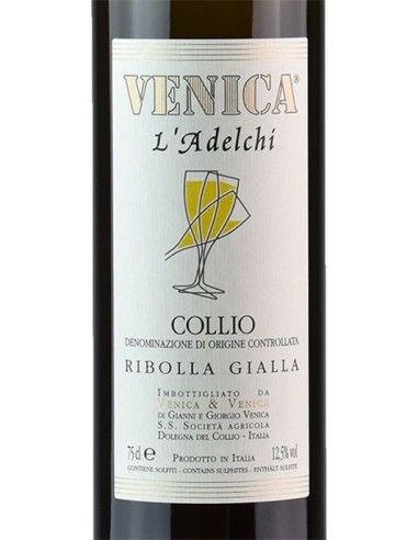 Collio DOC Ribolla Gialla 'L'Adelchi' 2022 (750 ml.) Venica Venica - 2