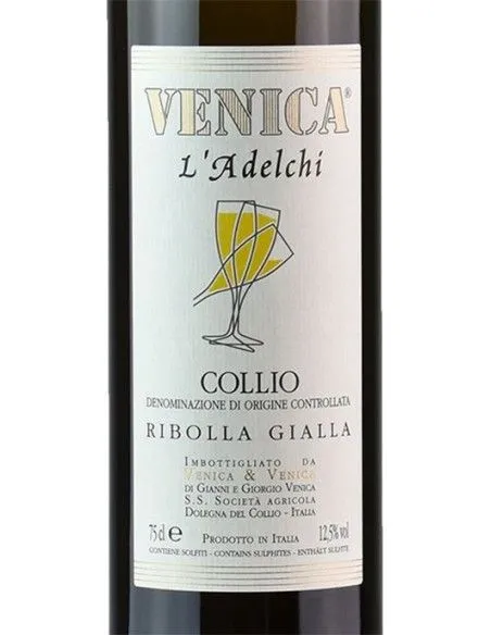 Collio DOC Ribolla Gialla 'L'Adelchi' 2022 (750 ml.) Venica Venica - 2