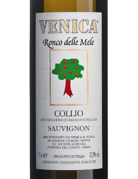 Collio Sauvignon DOC 'Ronco delle Mele' 2022 (750 ml.) Venica Venica - 2