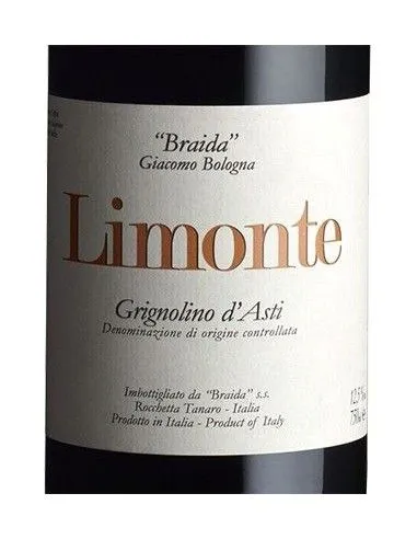 Grignolino d'Asti DOC 'Limonte' 2023 (750 ml.) Braida Braida - 2