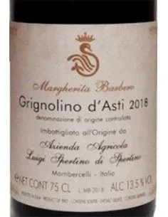 Grignolino d'Asti DOC 'Margherita Barbero' 2021 (750 ml.) - Luigi Spertino Luigi Spertino - 1 2