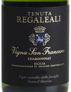 Contea di Sclafani DOC Chardonnay 'Vigna San Francesco' 2022 (750 ml.) Tasca d'Almerita Tasca d'Almerita - 1 2