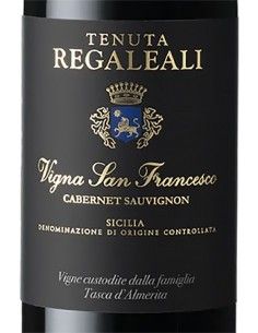 Sicilia Rosso DOC Cabernet Sauvignon 'Vigna San Francesco' 2019 (750 ml.) Tasca d'Almerita Tasca d'Almerita - 1 2