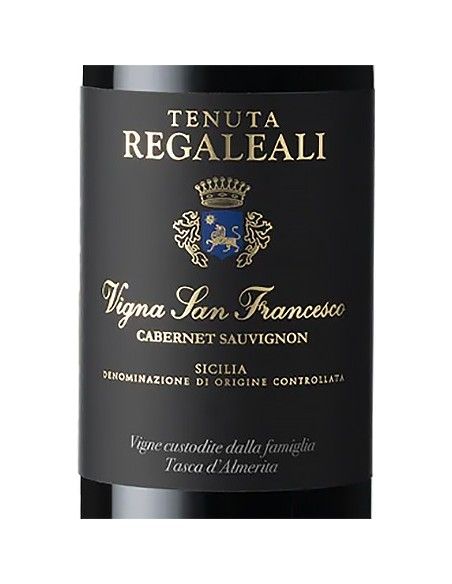 Terre Siciliane IGT Cabernet Sauvignon Vigna San Francesco 2019 (750 ml.) Tasca d'Almerita Tasca d'Almerita - 2