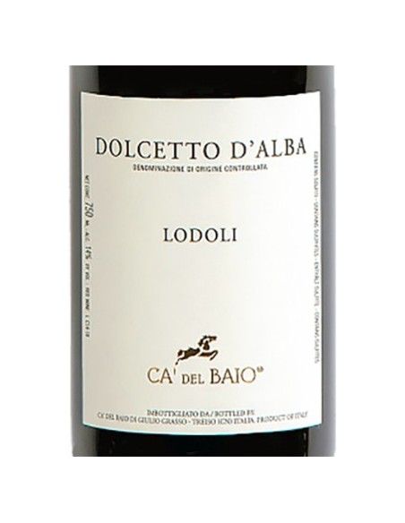 Dolcetto d'Alba DOC 'Lodoli' 2022 (750 ml.) Ca' del Baio Ca' del Baio - 2