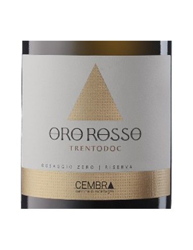 Trentodoc Riserva Dosaggio Zero 'Oro Rosso' 2018 (750 ml.) Cembra Cembra - 2