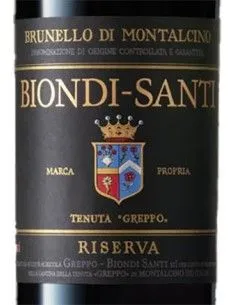 Brunello di Montalcino Riserva DOCG 'Tenuta Greppo' 2010 (750 ml.) Biondi Santi Biondi Santi - 1 2