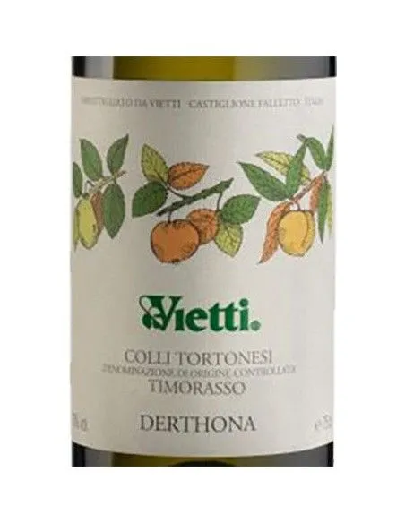 Colli Tortonesi DOC  Timorasso 'Derthona' 2022 (750 ml.) Vietti Vietti - 2 Colli Tortonesi DOC  Timorasso 'Derthona' 2022 (750 ml.) Vietti Vietti - 2