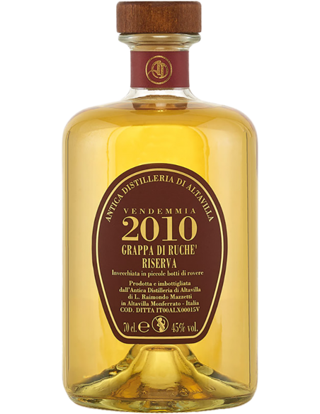 Grappa di Ruche' Riserva 2010 (700 ml. boxed) Antica Distilleria di Altavilla Antica Distilleria di Altavilla - 2 Grappa di Ruche' Riserva 2010 (700 ml. boxed) Antica Distilleria di Altavilla Antica Distilleria di Altavilla - 2