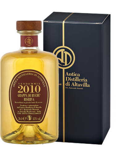 Grappa di Ruche' Riserva 2010 (700 ml. astucciato) Antica Distilleria di Altavilla Antica Distilleria di Altavilla - 1