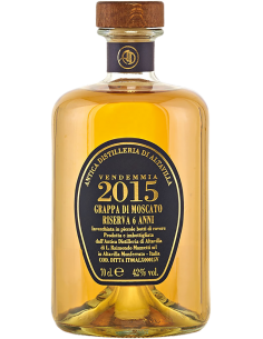 Grappa di Moscato Riserva 2015 (700 ml. boxed) Antica Distilleria di Altavilla Antica Distilleria di Altavilla - 1 2