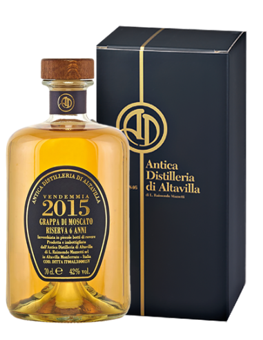Grappa di Moscato Riserva 2015 (700 ml. astuccio) - Antica Distilleria di Altavilla Antica Distilleria di Altavilla - 1