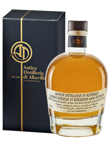Grappa di Barbera Riserva 7 Anni Non Filtrata (700 ml. astuccio) - Antica Distilleria di Altavilla Antica Distilleria di Altavil
