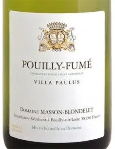Pouilly-Fume' AOC 'Villa Paulus' 2021 (750 ml.) Domaine Masson Blondelet Masson-Blondelet - 1 2