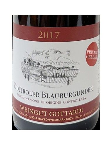Alto Adige DOC Pinot Nero 'Mazzon Private Cellar' 2017 (750 ml.) Gottardi Gottardi - 2