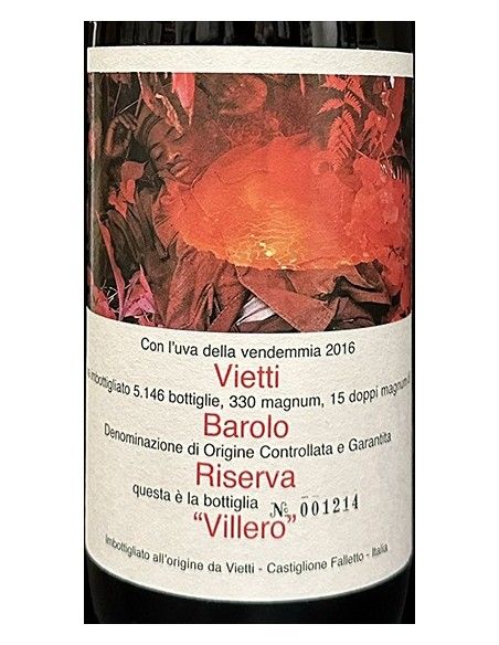 Barolo Riserva DOCG 'Villero' 2016 (750 ml.) Vietti Vietti - 2