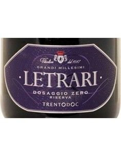 Trentodoc Riserva Zero Dosage Vintage 2017 (750 ml.) Letrari Letrari - 1 2