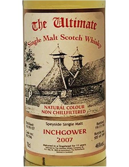 Single Malt Scotch Whisky 'Inchgower' 14  Jahre 2007 (700 ml. mit etui) The Ultimate Whisky Company The Ultimate - 3