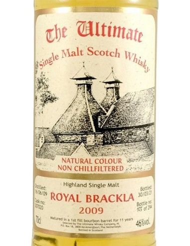 Single Malt Scotch Whisky 'Royal Brackla' 11 Years 2009 (700 ml. astucciato) The Ultimate Whisky Company The Ultimate - 3