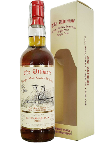 Peated Single Malt Scotch Whisky 'Bunnahabhain Staoisha' 13 Jahre 2008 (700 ml. mit etui) The Ultimate Whisky Company The Ultima