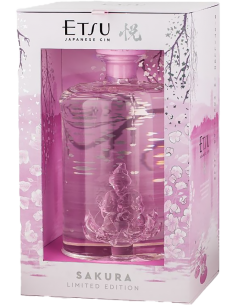 Gin 'Sakura' Limited Edition (700 ml. deluxe gift box) Etsu Etsu - 1 2