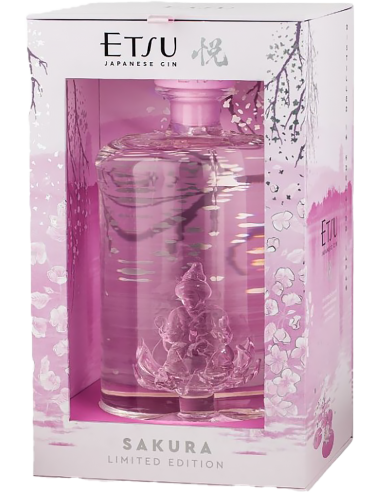 Gin 'Sakura' Limited Edition (700 ml. coffret de luxe) Etsu Etsu - 2