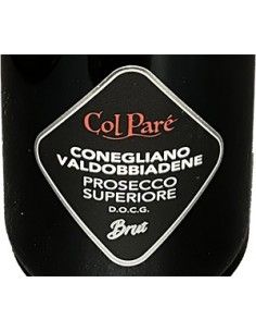 Conegliano Valdobbiadene Prosecco Superiore DOCG Brut (750 ml.) Col Pare' Col Pare' - 1 2