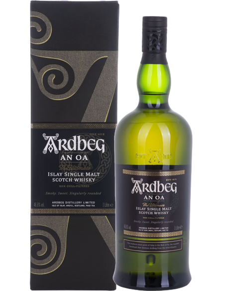 Single Malt Scotch Whisky Islay 'An Oa' (700 ml. mit etui) Ardbeg Ardbeg - 1
