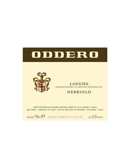 Langhe DOC Nebbiolo 2023 (750 ml.) Oddero Oddero - 2 Langhe DOC Nebbiolo 2023 (750 ml.) Oddero Oddero - 2