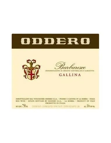 Barbaresco DOCG 'Gallina' 2022 (750 ml.) Oddero Oddero - 2