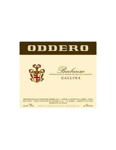 Barbaresco DOCG 'Gallina' 2022 (750 ml.) Oddero Oddero - 2