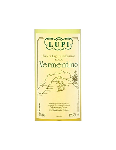 Riviera Ligure di Ponente DOC Vermentino 2023 (750 ml.) Lupi Lupi - 2