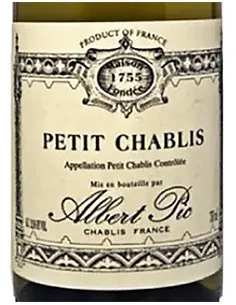 Petit Chablis AOC 2023 (750 ml.) Albert Pic Albert Pic - 1 2